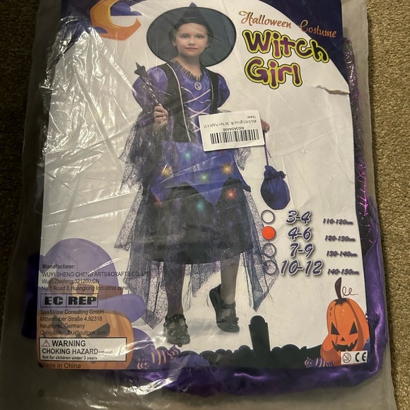 Other - Witch girl NWT 4-6 costume